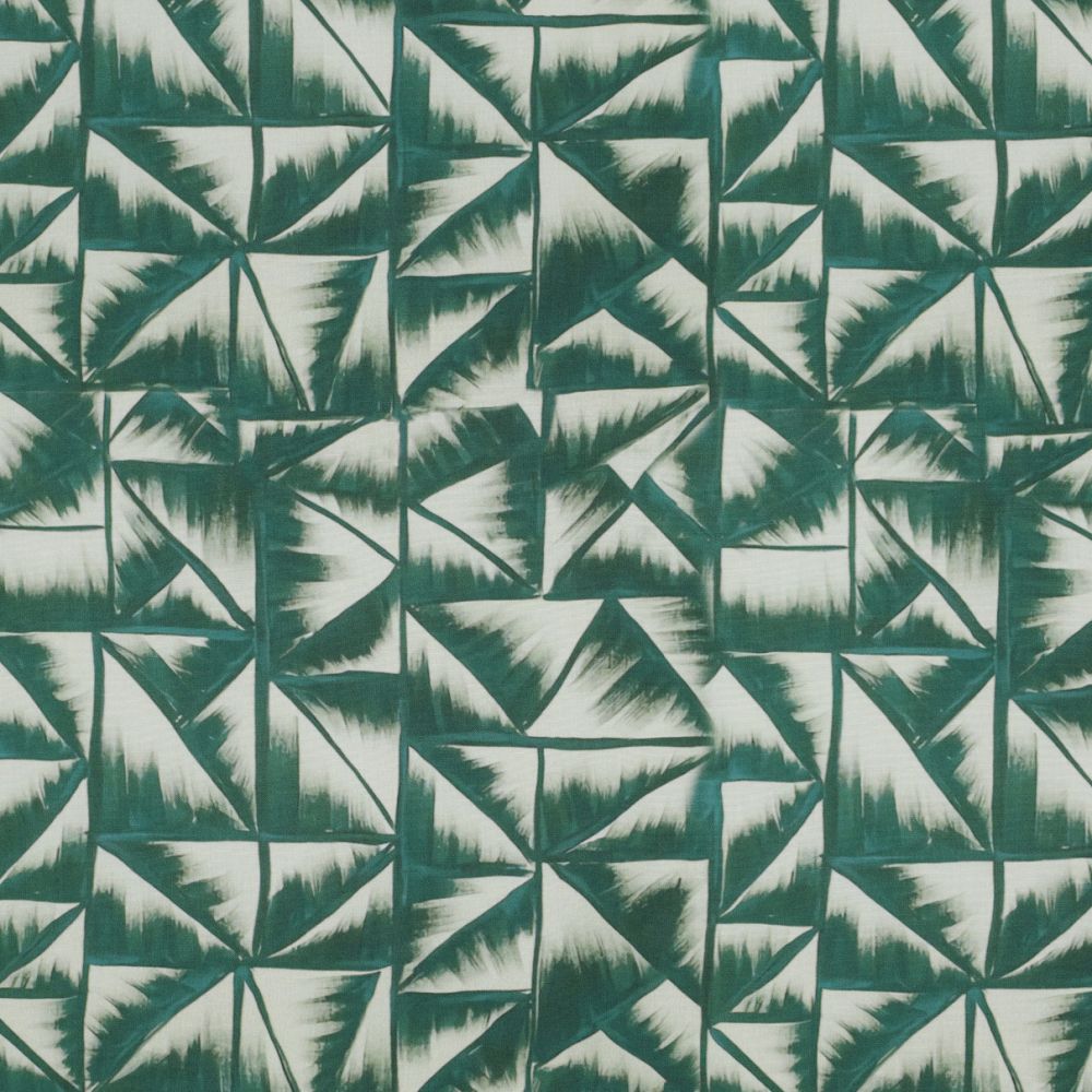 Viscose: Radiance Digital Print Geo: Green
