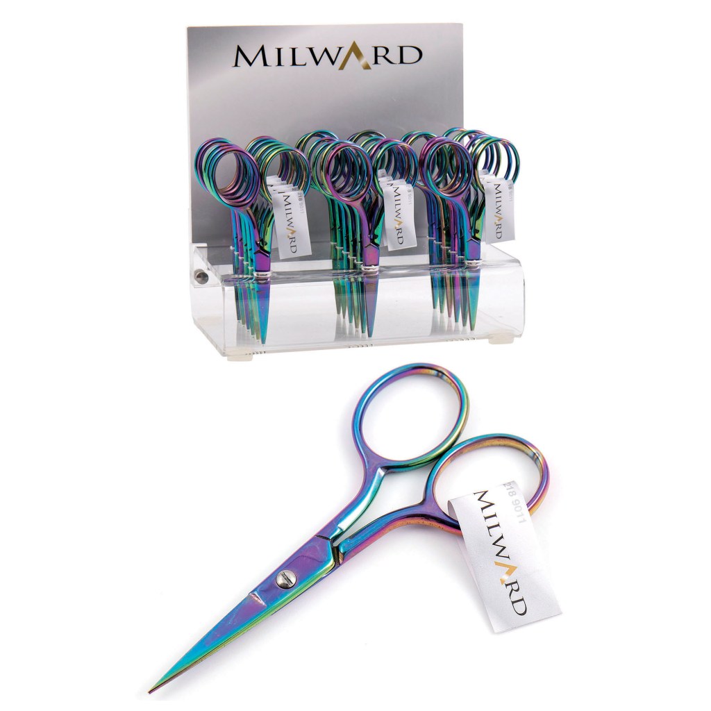Rainbow embroidery scissors
