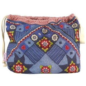 Indigo dreams Drawstring Bag