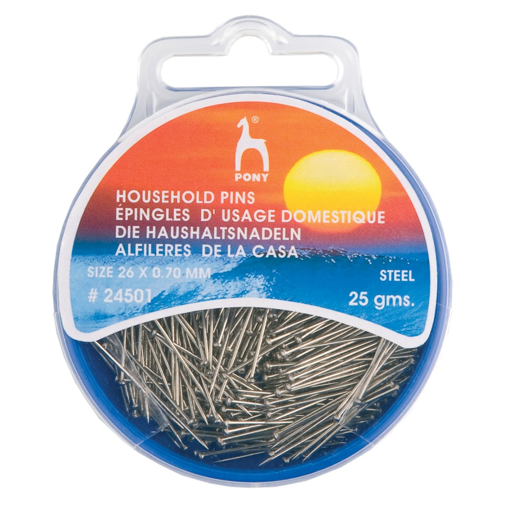 Household Dressmakers Pins: Straight: 26 x 0.70mm