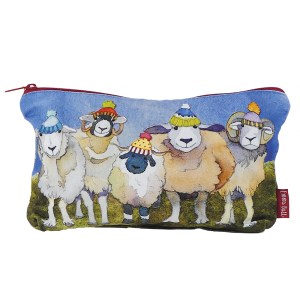 Happy Sheep Zipped Pouch