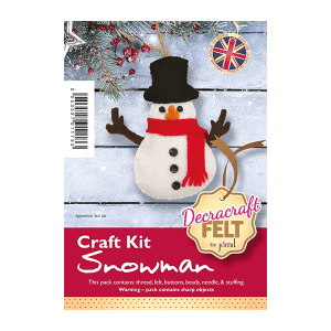 Snowman Christmas Felt Kit