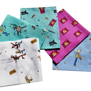 Charlie and the factory fat quarter 5 pcs