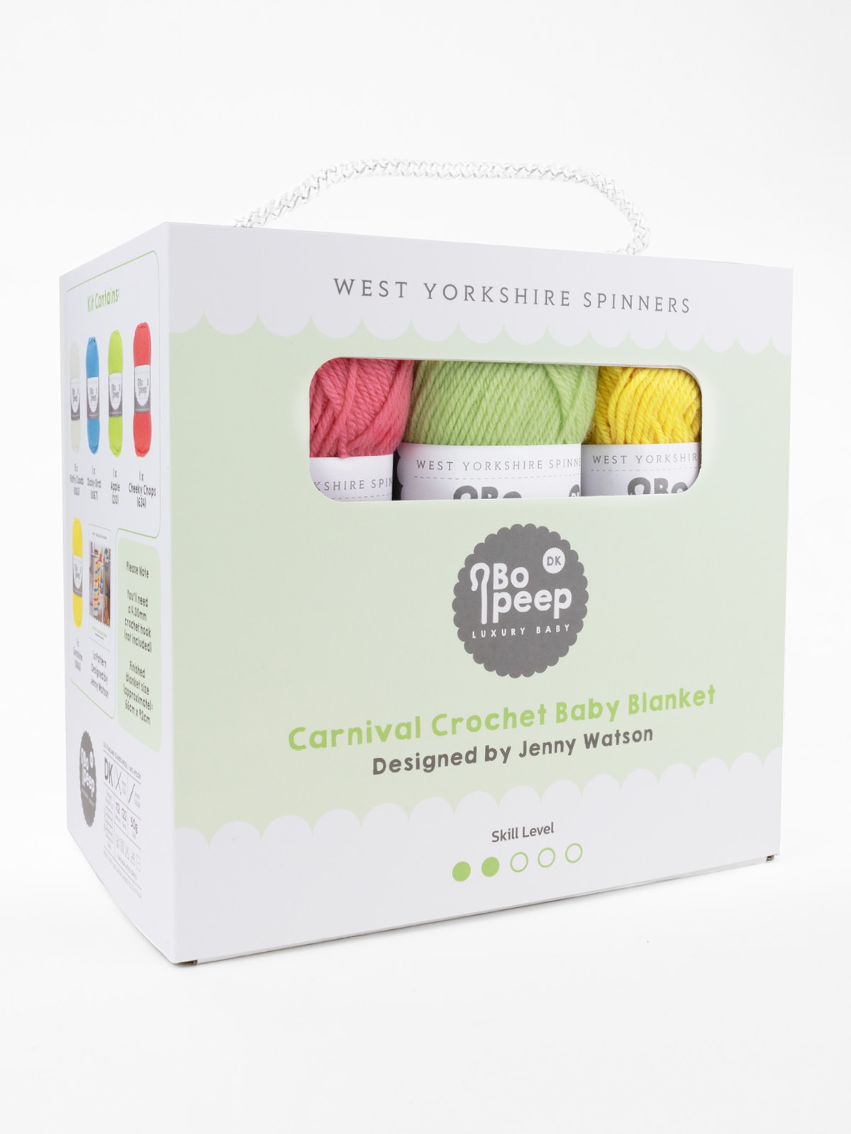West Yorkshire Spinners - Carnival Crochet Blanket Bo Peep Baby Blanket Kit