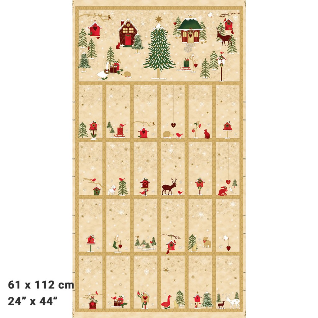 Frosty Snowflake - priced per 60cm panel 4595-292