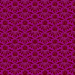 Anna Maria Textiles: Indelible: Coneflower