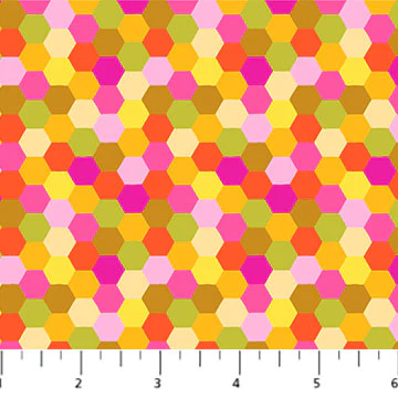 Anna Maria - Piecework - Hexagons -Citrus