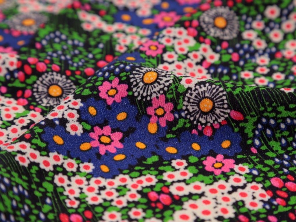 Fabric Godmother: Crepe Viscose: Cilla: Multi
