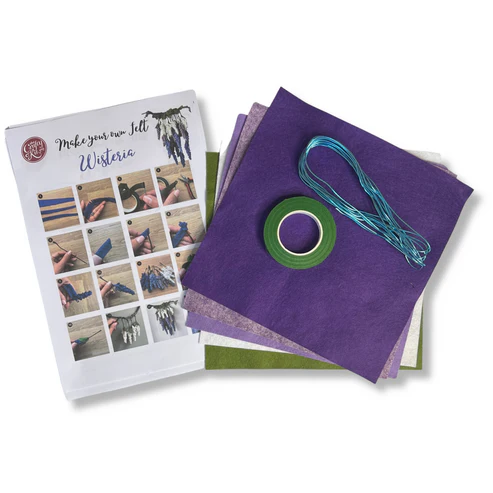 Felt Wisteria Flower Craft Kit - Image 2