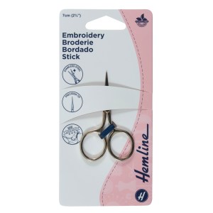 7cm Hemline Embroidery Scissors