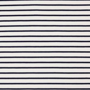 Ecru/Navy Stripe French Terry