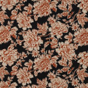 Floral Washed Linen Dark