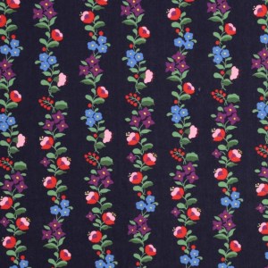 Fabric Godmother: Cotton Lawn: Roberta: Navy