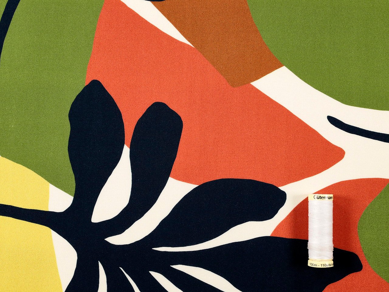 Fabric Godmother: Viscose: Shadow: Multi - Image 3