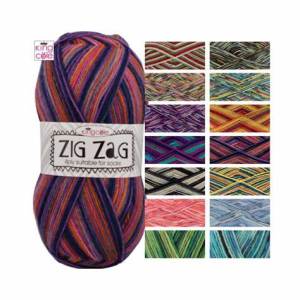 King Cole: Zig Zag 4ply: 100g