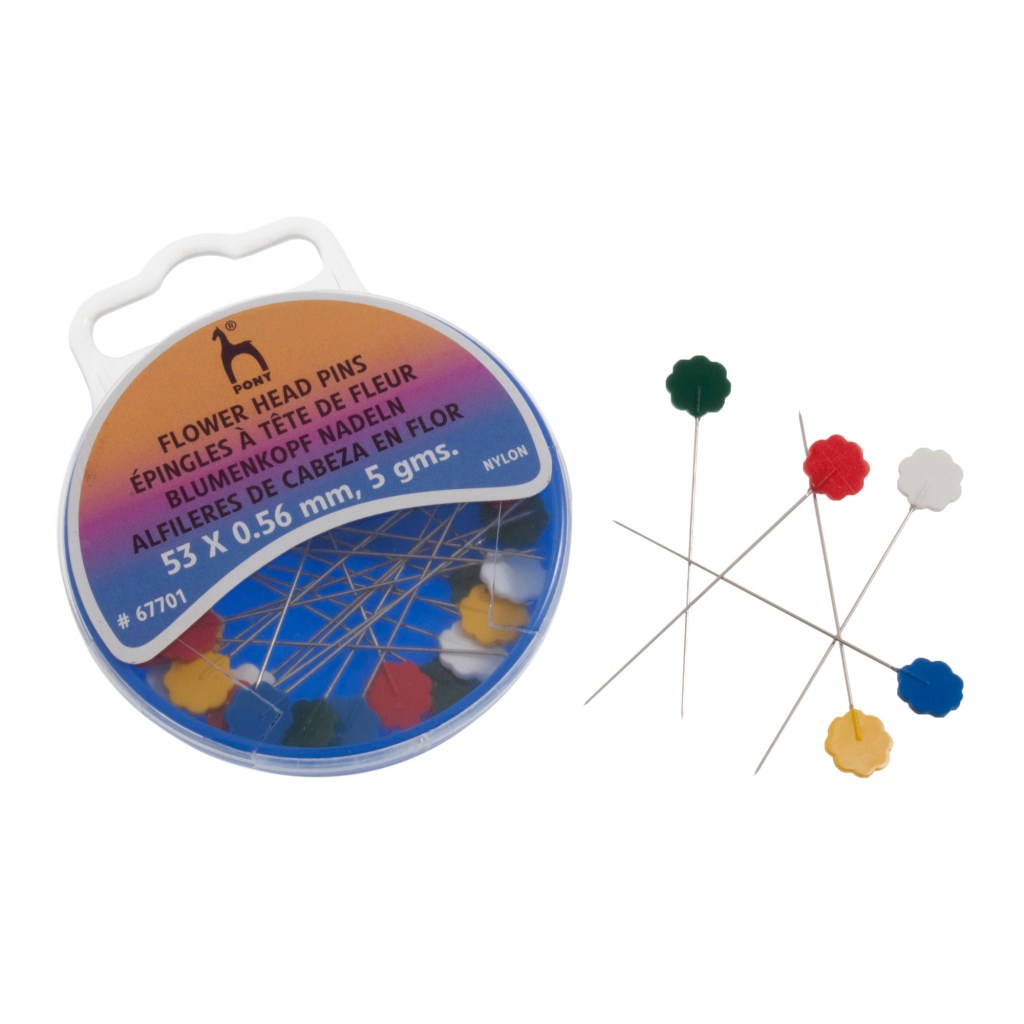 Flower Headed Pins (Nylon)