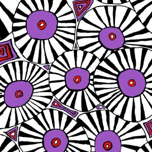 Kaffe Fassett Collective - Brollies - 112cm wide cotton