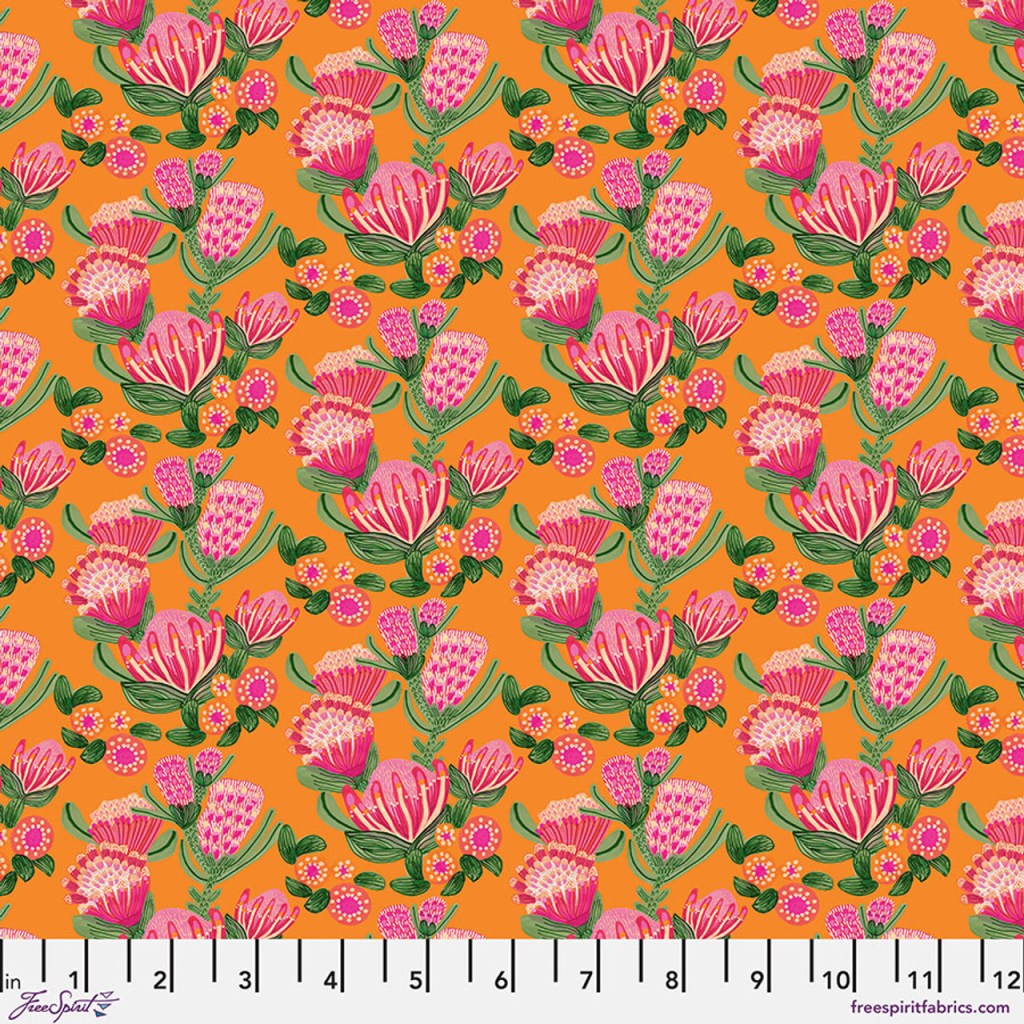 Cascading Proteas: Tangerine - Paradise Blooms: Kristen Katz