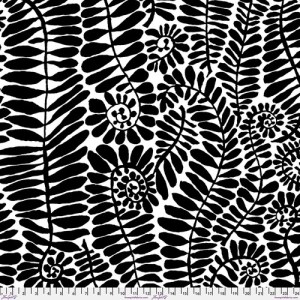 Kaffe Fassett Collective - Fronds - Black/White: 108" Quilt Backing