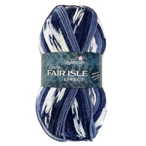 Stylecraft:  Easy Fair Isle Effect: Aran: 100g