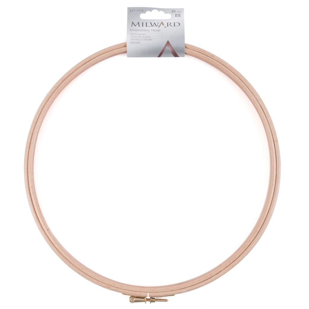 Hoop: Embroidery: 25cm or 10in