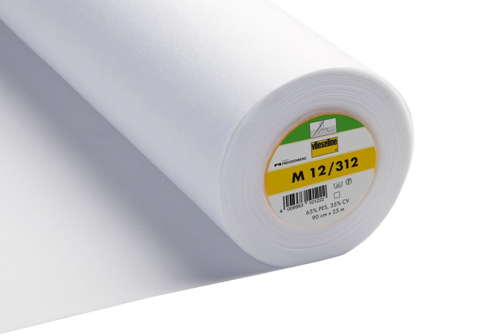 Interfacing: M12: Light Weight: Sew-in: White (Vileseline)