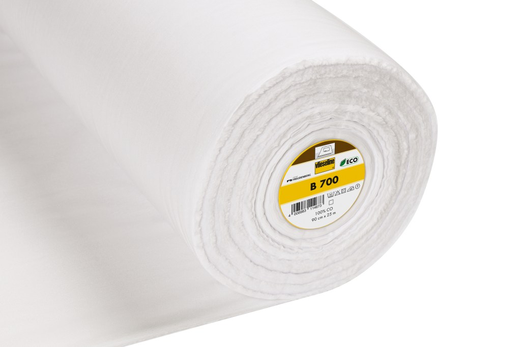 Woven Interlining: Heavy: Iron-On: 20m x 90cm: White