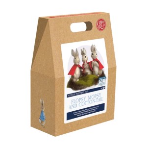 Beatrix Potter - Flopsy, Mopsy and Cotton-tail Needle Felting Craft Kit