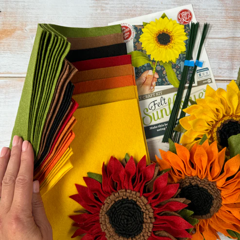 Van Gogh's Felt Sunflowers Kit - Image 3