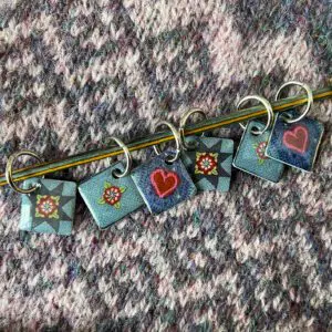 Indigo Dreams Stitch Markers (set of 6) – Janie Crow
