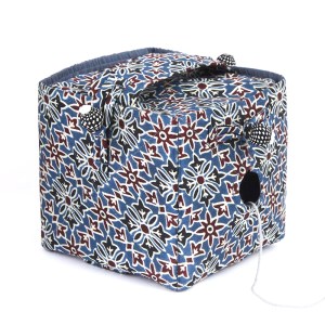Wool Holder: Knit Out Box: Ajrak