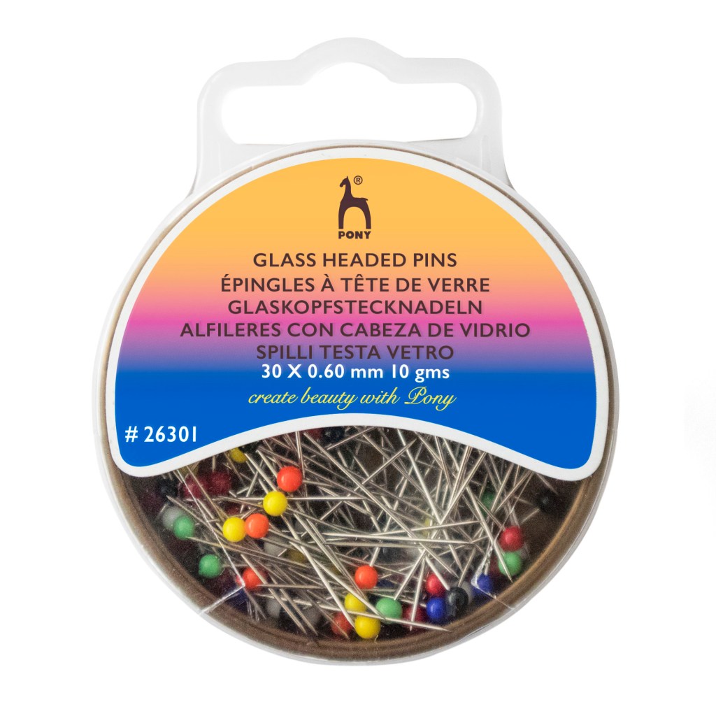 Pins: Glass Head: 30 x 0.60mm