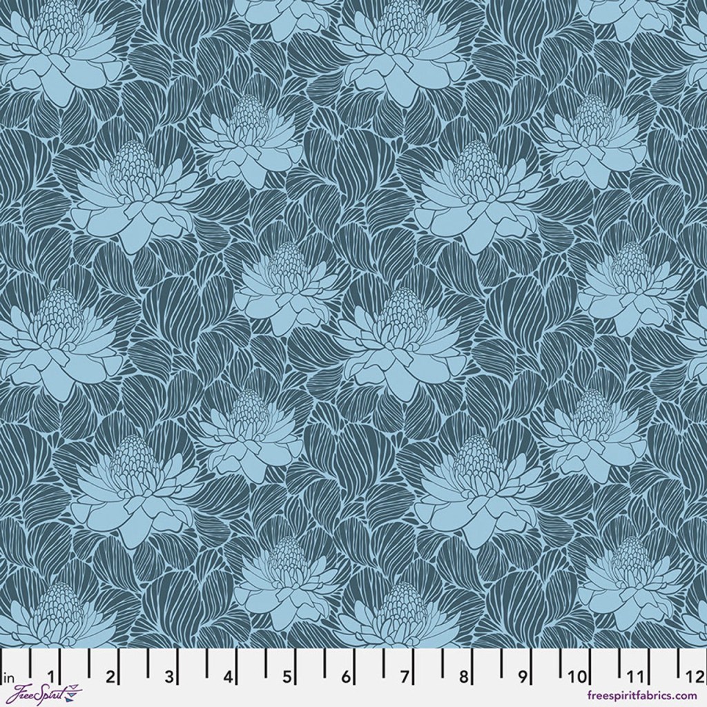 Waratah Grandeur: Slate - Paradise Blooms: Kristen Katz
