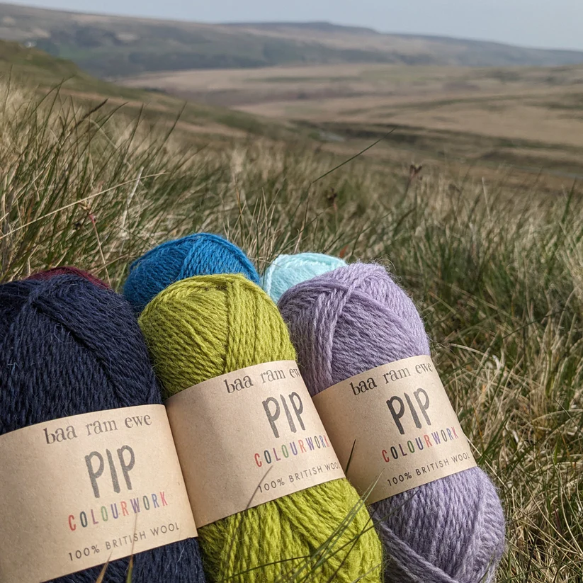 PIP Colourwork 100% british wool 25g