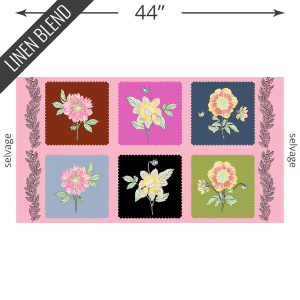 Silhouette by Anna Maria Textiles: 100% Cotton: 112cm Wide