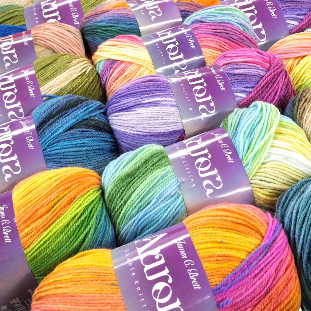 James C Brett : Aurora : Double Knit (DK) : 100g